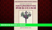 Best books  Pocket Guide to Naturopathic Medicine (Crossing Press Pocket Guides)