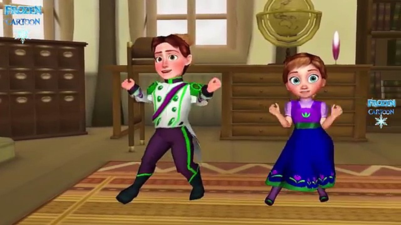 Frozen Cartoon Elsa Kristoff I Hear Thunder | Where Is Thumbkin After A Bath Children Nursery Rhymes