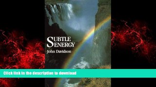 Buy book  Subtle Energy online to buy