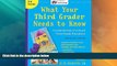 Deals in Books  What Your Third Grader Needs to Know (Revised and Updated): Fundamentals of a Good