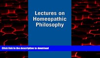 Buy book  Lectures on Homeopathic Philosophy online
