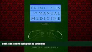 Buy book  Principles of Manual Medicine online for ipad