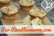Muffins Salés aux Crevettes & Fromage - Shrimp & Cheese Savory Muffins - مافين مالح