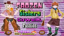 Frozen Sisters Cowgirl Fashion | Disney Princess Frozen Elsa Games