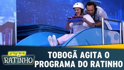 Tobogã agita o Programa do Ratinho