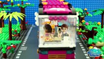 ♥ LEGO Friends Hawaiian Ice Cream Shop Grand Opening STOP-MOTION
