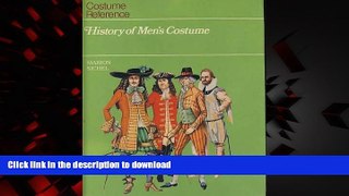 liberty books  History of Men s Costume (Costume Reference) online to buy