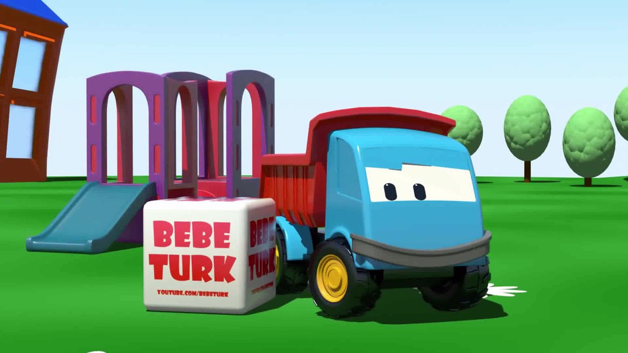 Dört araba tekerbol oynuyor - Çizgi Film - Animasyon Dizi