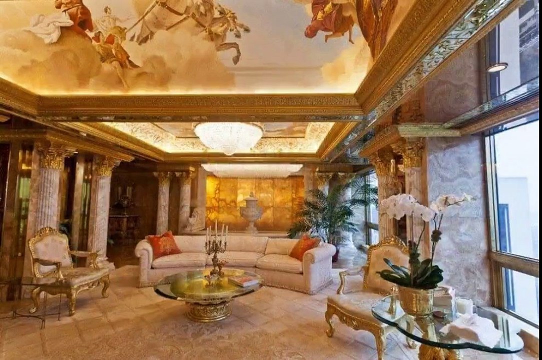 appartement trump tout en or