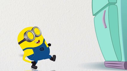 Minions Vs Hulk in Gym Funny Prank Cartoon! Finger Family_7