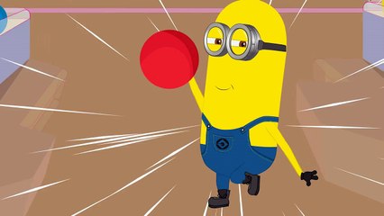 Minions Vs Hulk in Gym Funny Prank Cartoon! Finger Family_78