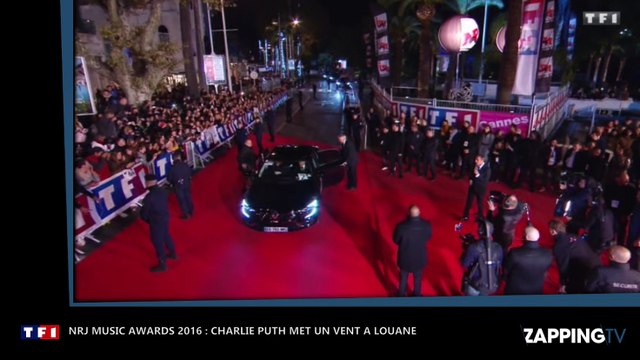 NRJ Music Awards 2016 : Perdu devant le tapis rouge, Charlie Puth met un vent à Louane (Vidéo)