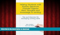 liberty books  Helping Students with Autism Spectrum Disorder Express their Thoughts and Knowledge