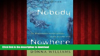 Buy books  Nobody Nowhere: The Remarkable Autobiography of an Autistic Girl online to buy