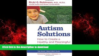Buy books  Autism Solutions: How to Create a Healthy and Meaningful Life for Your Child online