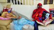 PREGNANT FROZEN ELSA vs PREGNANT PINK SPIDERGIRL vs SPIDERMAN in Real Life Spiderbaby Twin Superhero