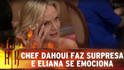 Chef Dahoui faz surpresa e Eliana se emociona muito com prato de infância