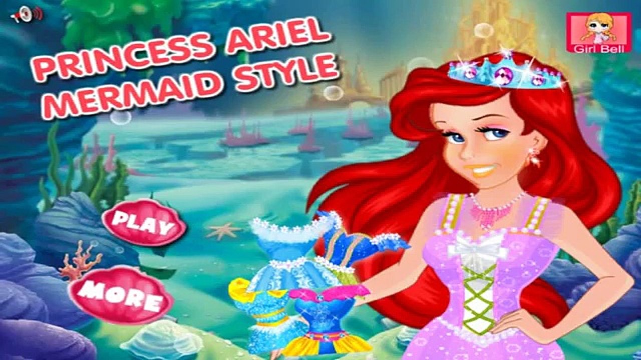 Princess Ariel Mermaid Style | ariel disney games | Best Baby Games For Girls
