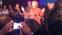 Hillary Clinton Says Goodbye To Campaign Staff