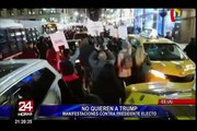 Protestas contra Donald Trump se extienden en Estados Unidos