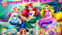 Disney Princess Elsa & Rapunzel | Ariels Mermaid Birthday Party | Best Baby Games For Kids