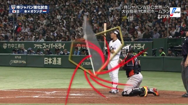 WBC強化試合　第３戦　大谷翔平メジャー級特大ホームランから一気に６点で大逆転！　５回ダイジェスト　日本対オランダ　2016 11_12