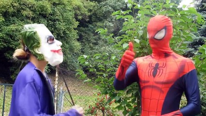 Iron To Face! Frozen Elsa Gets Hurt /w Joker, Spiderman Doctor #Superheroes Fun IRL