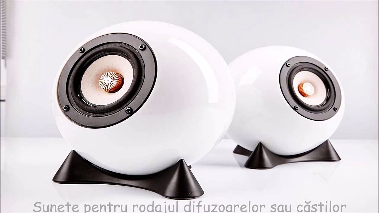 Sunete pentru rodajul difuzoarelor sau căștilor (20-20000 Hz) pentru un sunet mai bun