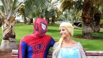 Frozen Elsa gets Joker Face and becomes JOKER GIRL vs Spiderman & Anna! Funny Superheroes!