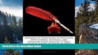 Deals in Books  Journals of Expeditions of Discovery Into Central Australia, and Overland from