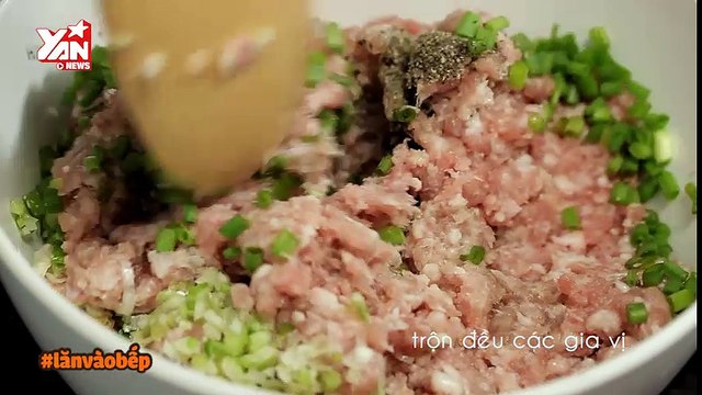 [Nhòm Nhèm] Chết thèm với món thịt cuộn trứng lòng đào cực dễ làm