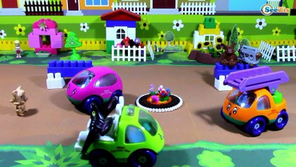 Мультфильмы про машинки Полицейская машинка и ШАПКА-НЕВИДИМКА Новые мультики. Серия 53