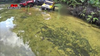 RC Offroad Trucks 4x4 River Crossing Submarines! at MacRitchie Reservoir