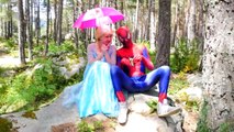Frozen Elsa & Harry Potter vs Zombie in Real Life! Fun Superheroes ft Spiderman & Pink Spidergirl