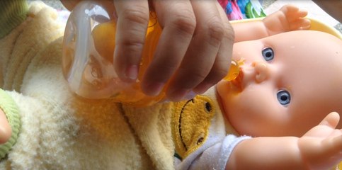 Play With Doll | Baby Doll Drinks Juice & Milk | Toy For Kids