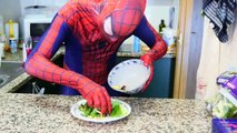 Spiderman vs Evil Black Spider-Man Pie Face Pranks! w/ Venom & Hulk! Fun Superhero Playlist :)