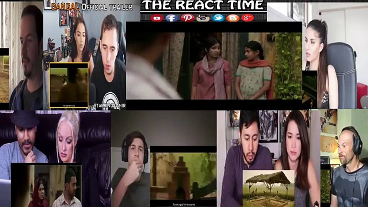 DANGAL Official Trailer Aamir Khan In 2016 Bollywood Movie Reaction Mashup Trailer Dangal 2016 React - YouTube