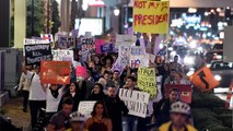 ادامه اعتراض ها در آمریکا، مخالفان ترامپ کوتاه نمی آیند
