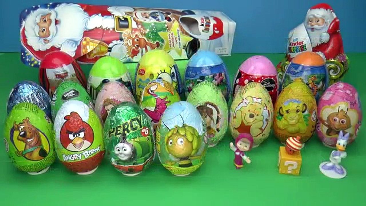 Киндер сюрприз 26 Surprise eggs, Маша и Медведь...