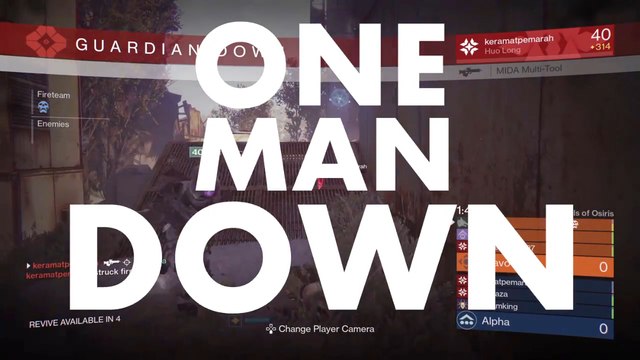 One Man Down , a DESTINY - Trials of Osiris -