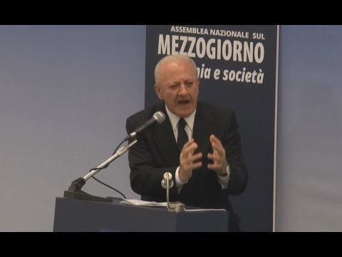 Campania - De Luca: 200mila posti di lavoro ai giovani nella Pa (12.11.16)