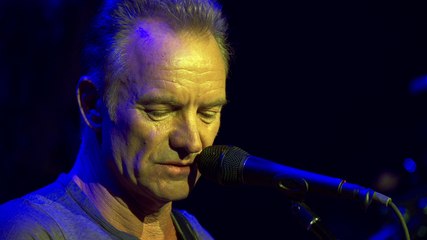 Sting au Bataclan - Minute de silence