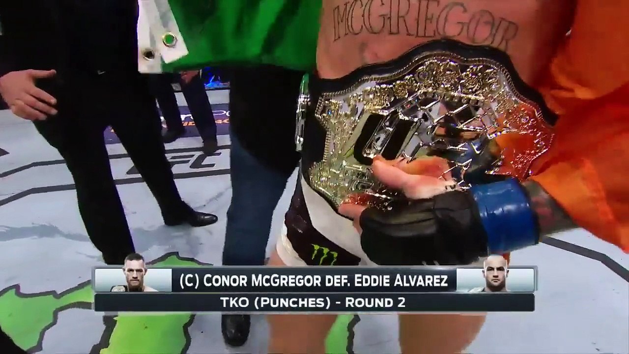 Conor McGregor vs Eddie Alvarez UFC 205 Highlights
