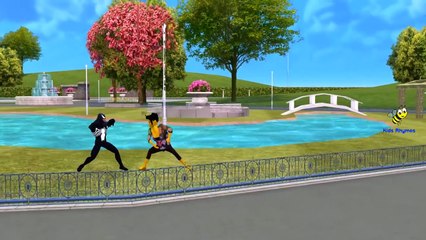 Black Spiderman Vs Venom And Yellow Hulk Vs Venom Finger Family Nursery Rhymes For Children