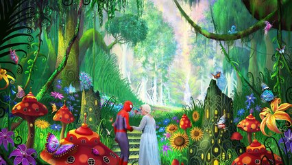 Spiderman and Frozen Elsa vs Witch in Candyland! Hansel and hansel and gretel in Real Life!