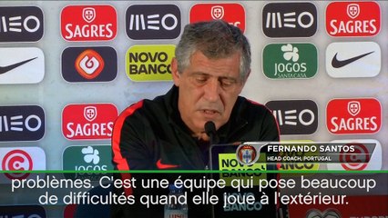 Qualif. CdM 2018 - Santos : "Le Portugal est favori, c'est normal"