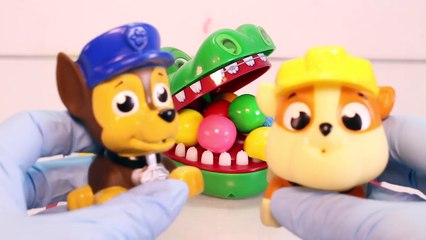 Paw Patrol Games Crocodile Dentist Challenge Game with Surprise Toys Kids Videos-as4gF0V-BP8