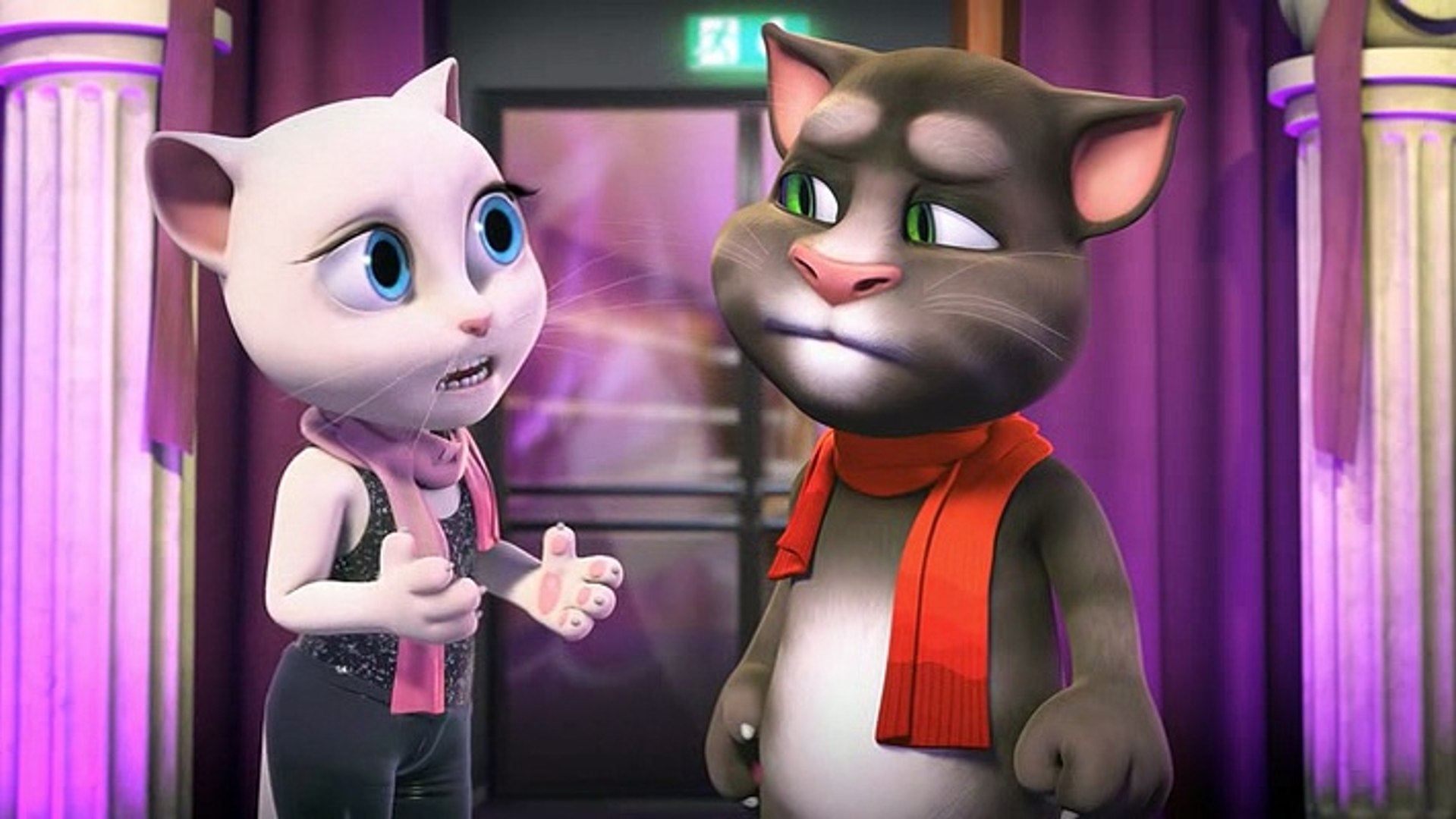 Talking Tom and Friends-S01E06_07-Angela's Scarf-Ben's High Score - Video  Dailymotion