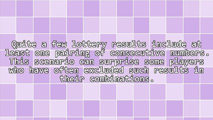 How To Predict Consecutive Numbers In Lotto Results
