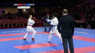 Female Kumite Bronze -55 Sara Yamada JPN V Sara Cardin ITA 2016 WKF World Championships